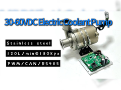 48 V elektrische koelmiddelpomp van roestvrij staal voor warmtebeheer in energieopslag